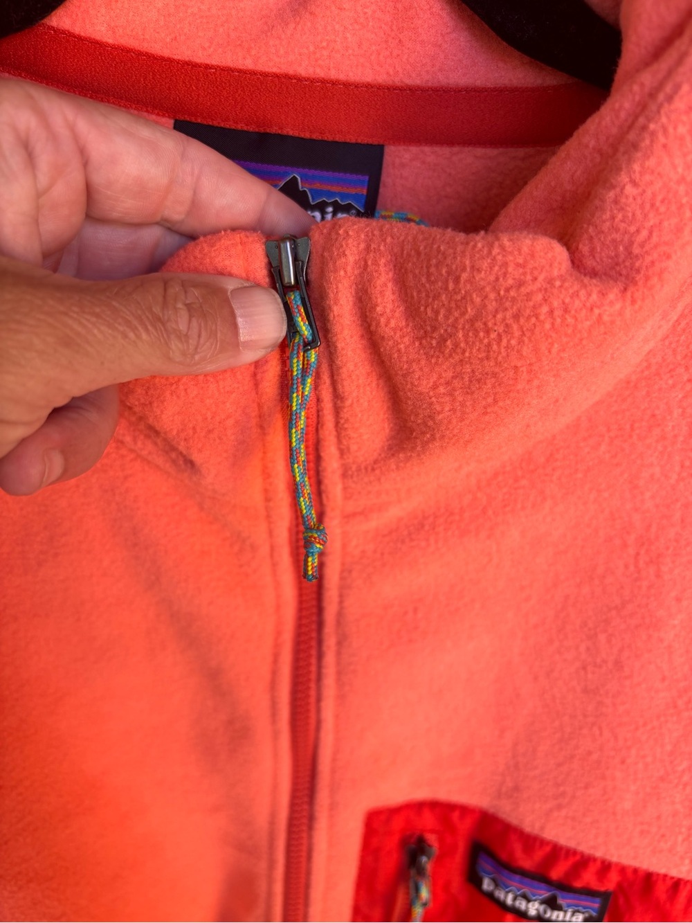 Patagonia Coral Pink Fleece Jacket - Picture 3 of 7